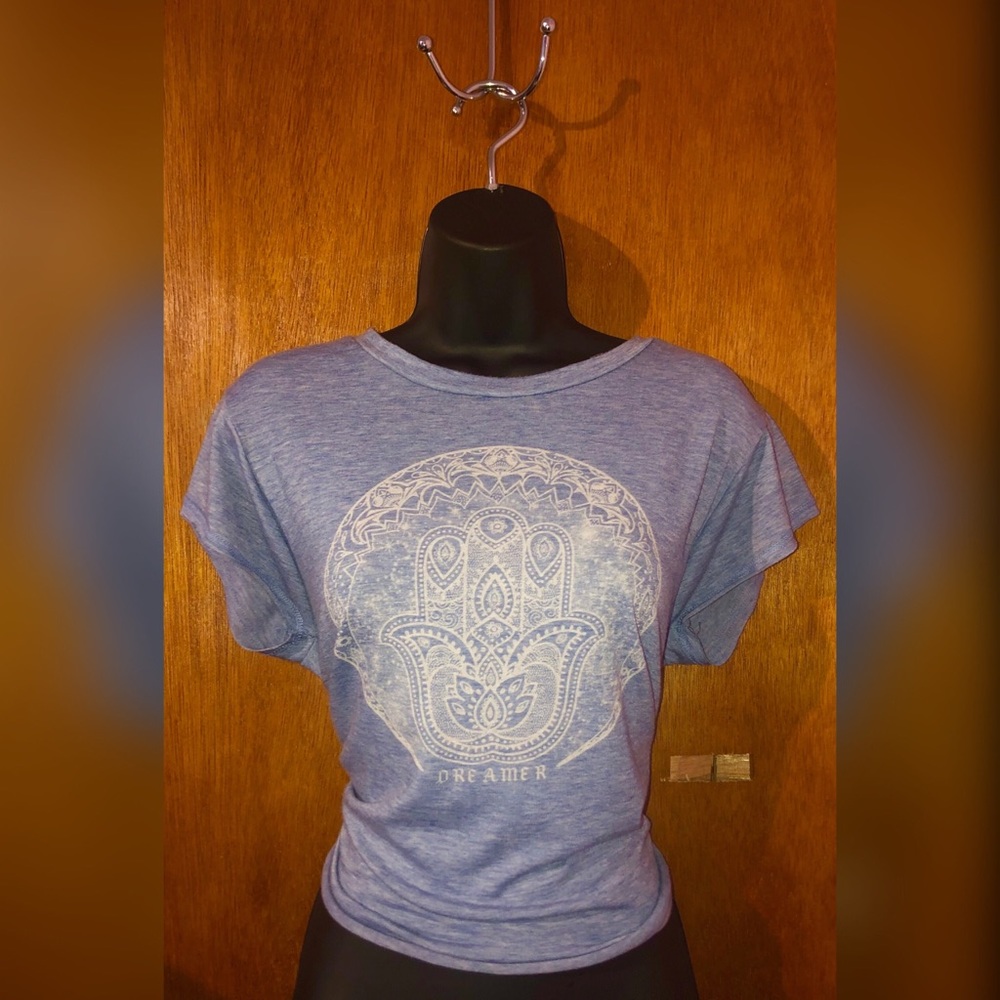 Light blue Four Girlz tee